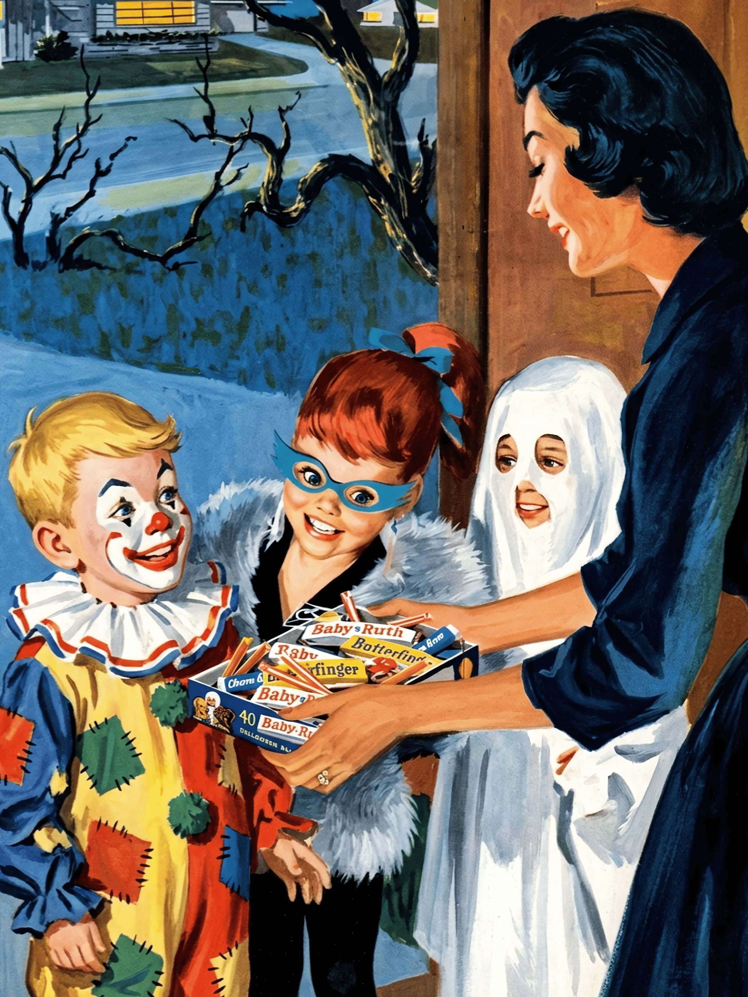 Trick or Treating on Halloween!